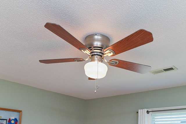 1130 Horse Mountain Rd Unit E, Shelbyville, TN 37160 - detailed view of a ceiling fan and a textured ceiling