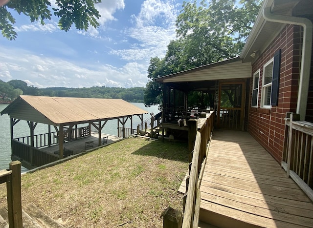 1801 Lake Logan Rd, Ardmore, TN 38449 - dock area with a water view