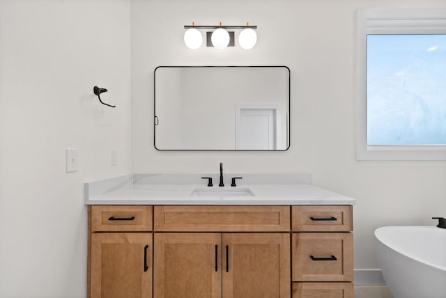 24 Fawn Mdws, Clarksville, TN 37043 - full bath with vanity and a freestanding bath