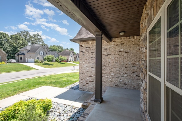 4423 Garcia Blvd, Murfreesboro, TN 37128 - view of patio / terrace with a residential view
