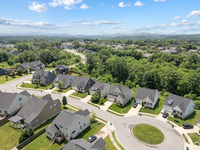 9420 Kaplan Ave, Brentwood, TN 37027 - aerial view of residential area with mountains
