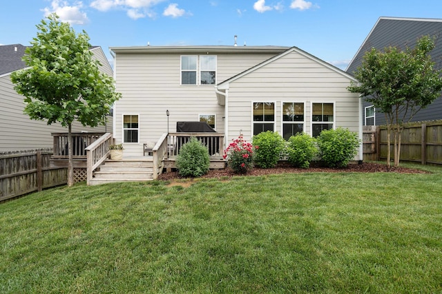 9420 Kaplan Ave, Brentwood, TN 37027 - back of house with a wooden deck