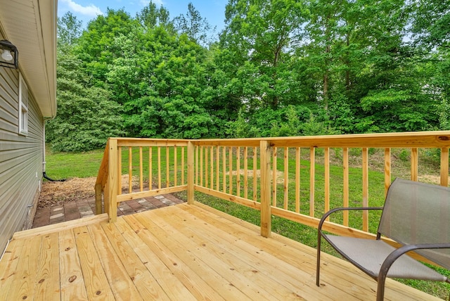 271 Golden Pond Ave, Oak Grove, KY 42262 - deck featuring a yard