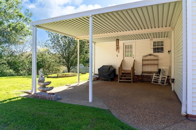 1101 Wedgewood Dr, Gallatin, TN 37066 - view of patio / terrace featuring entry steps and grilling area