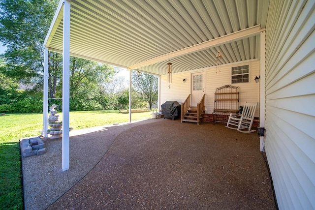 1101 Wedgewood Dr, Gallatin, TN 37066 - view of patio / terrace with entry steps and a grill