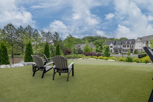1901 Shadow Green Dr Unit 303, Franklin, TN 37064 - view of yard featuring a putting area and a residential view