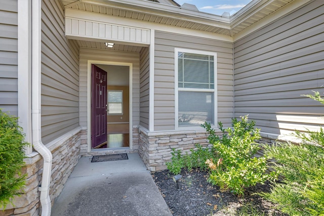 6001 Ten Bears Way, Spring Hill, TN 37174 - doorway to property featuring stone siding