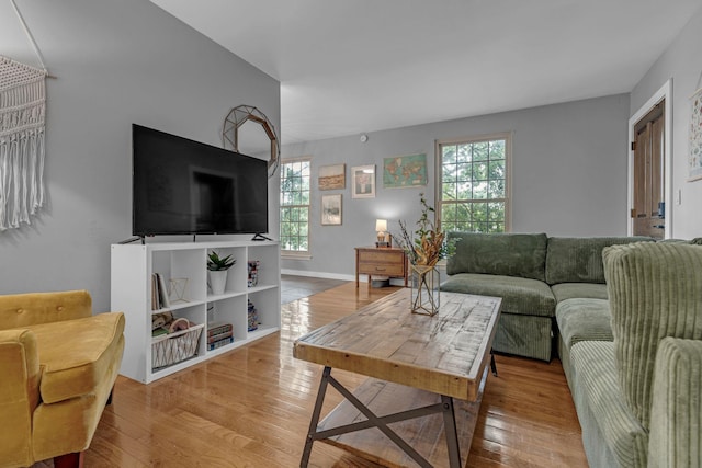 1011 Murfreesboro Rd Unit L3, Franklin, TN 37064 - living room with wood finished floors and baseboards