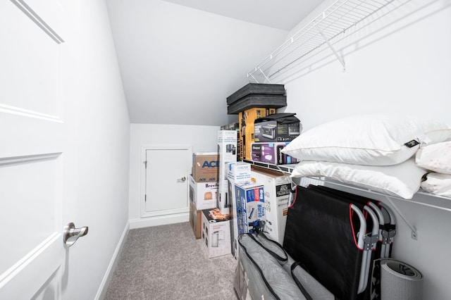 3023 Moultrie Cir, Franklin, TN 37064 - spacious closet featuring carpet flooring and vaulted ceiling