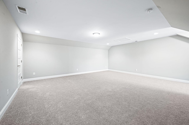 3023 Moultrie Cir, Franklin, TN 37064 - bonus room featuring lofted ceiling, carpet flooring, baseboards, and recessed lighting