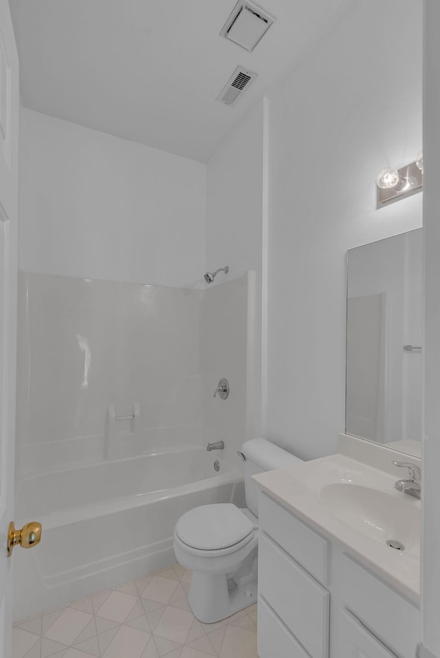 2240 Joann Dr, Spring Hill, TN 37174 - bathroom featuring vanity, shower / washtub combination, and toilet
