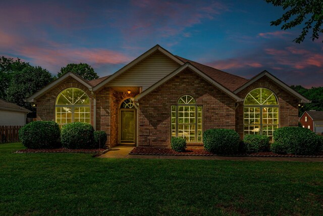 2240 Joann Dr, Spring Hill, TN 37174 - view of front of house with brick siding and a lawn