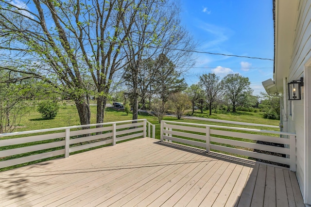 41 Trice Rd, Lebanon, TN 37087 - wooden deck featuring a lawn