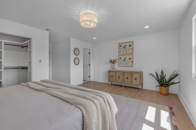 41 Trice Rd, Lebanon, TN 37087 - bedroom featuring wood finished floors, baseboards, and recessed lighting