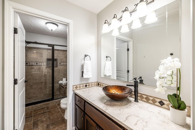 103 Alice Smith Dr, Portland, TN 37148 - bathroom with toilet, vanity, and a shower stall