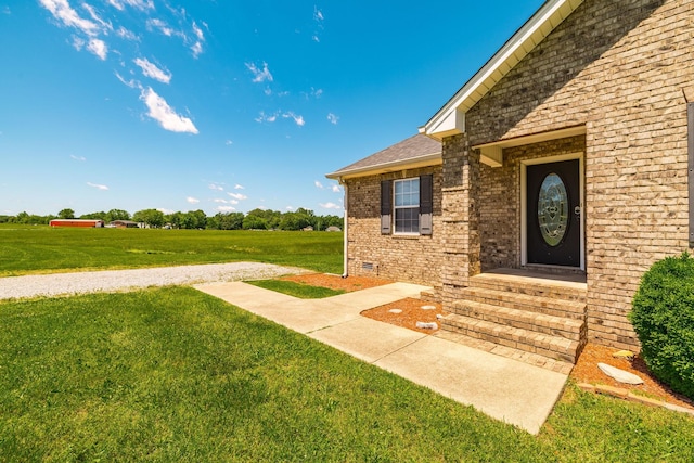 103 Alice Smith Dr, Portland, TN 37148 - entrance to property featuring a lawn and brick siding