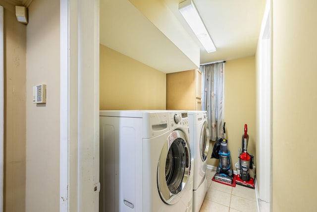 101 Townview Dr, Smyrna, TN 37167 - laundry area with separate washer and dryer and light tile patterned floors
