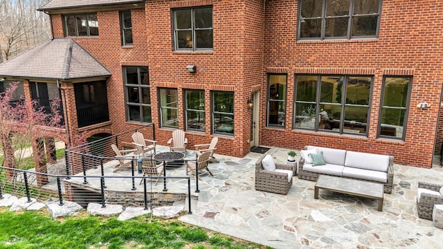 1120 Natchez Valley Ln, Franklin, TN 37064 - view of patio featuring outdoor lounge area