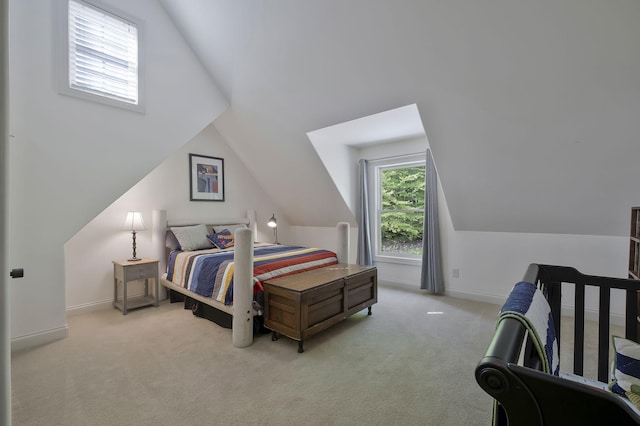 1120 Natchez Valley Ln, Franklin, TN 37064 - carpeted bedroom with baseboards and vaulted ceiling