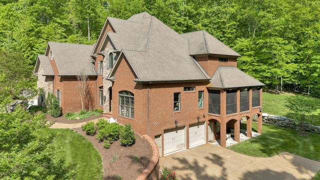 1120 Natchez Valley Ln, Franklin, TN 37064 - view from above of property