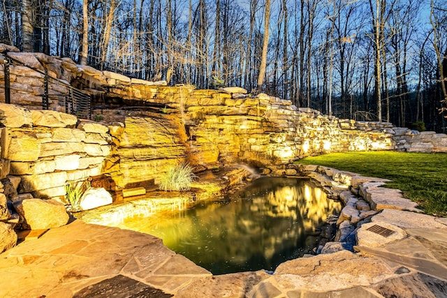 1120 Natchez Valley Ln, Franklin, TN 37064 - view of pool featuring a small pond