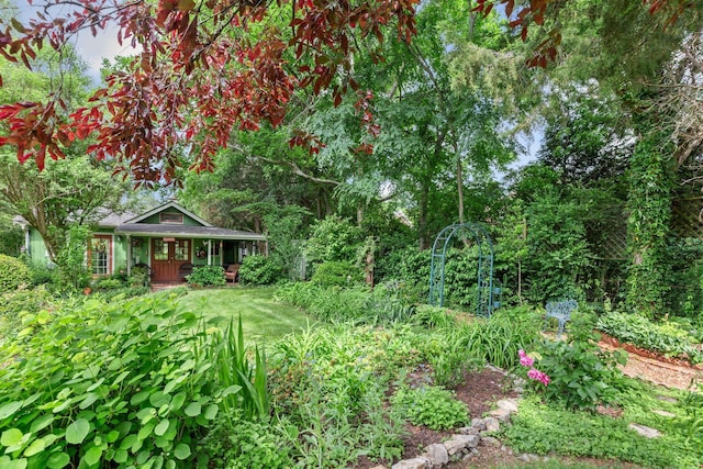 906 Knight Cir, Murfreesboro, TN 37129 - view of yard featuring a porch