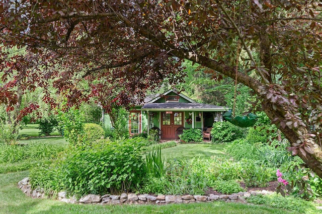 906 Knight Cir, Murfreesboro, TN 37129 - view of front of home with a porch and a front lawn