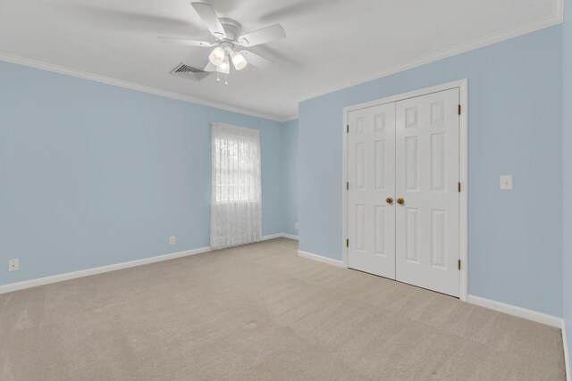 906 Knight Cir, Murfreesboro, TN 37129 - unfurnished bedroom featuring ornamental molding, carpet, and baseboards