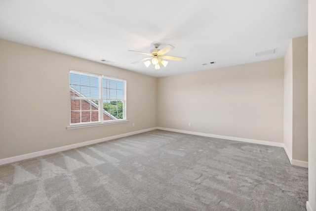 1120 Banbury Ln, Brentwood, TN 37027 - carpeted spare room featuring a ceiling fan and baseboards