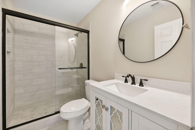 1120 Banbury Ln, Brentwood, TN 37027 - full bath with vanity, toilet, and a stall shower