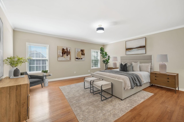 1120 Banbury Ln, Brentwood, TN 37027 - bedroom with crown molding, wood finished floors, and baseboards