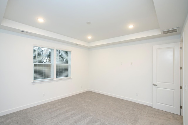 118 W Cassa Way, Mount Juliet, TN 37122 - unfurnished room with a raised ceiling, baseboards, light carpet, and recessed lighting