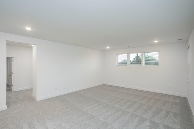 118 W Cassa Way, Mount Juliet, TN 37122 - spare room with recessed lighting, light colored carpet, and baseboards