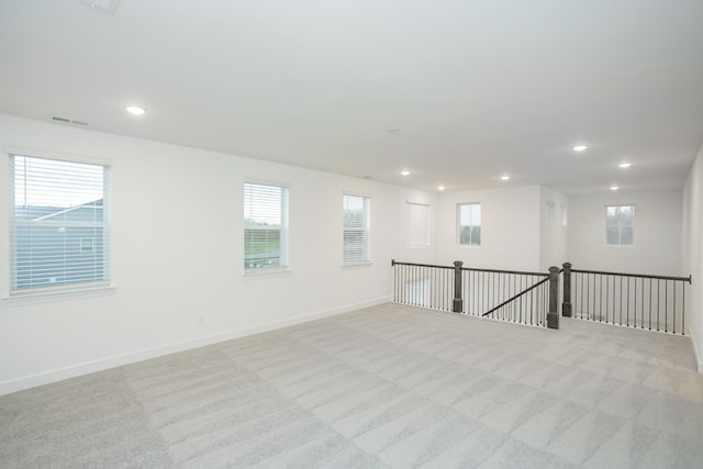 118 W Cassa Way, Mount Juliet, TN 37122 - spare room with light carpet, recessed lighting, plenty of natural light, and baseboards