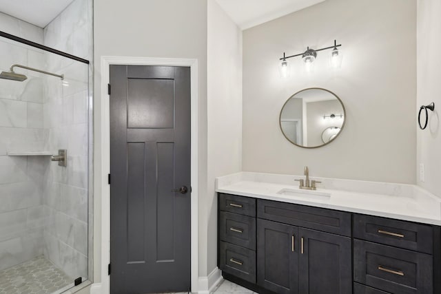 1373 Southside Rd, Southside, TN 37171 - bathroom with vanity and a shower stall
