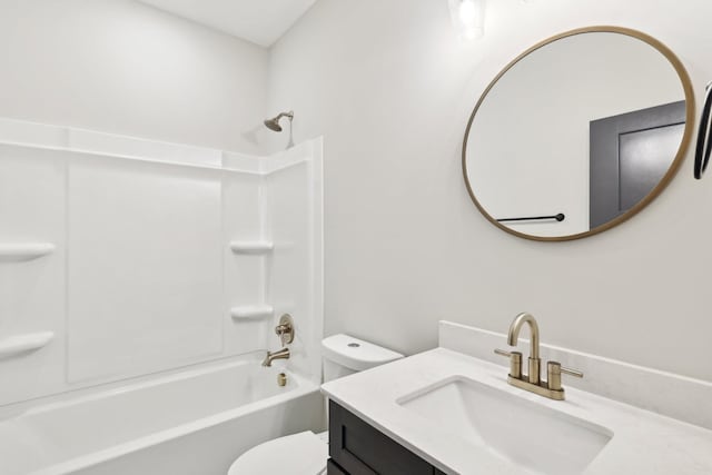 1373 Southside Rd, Southside, TN 37171 - bathroom featuring toilet, bathtub / shower combination, and vanity