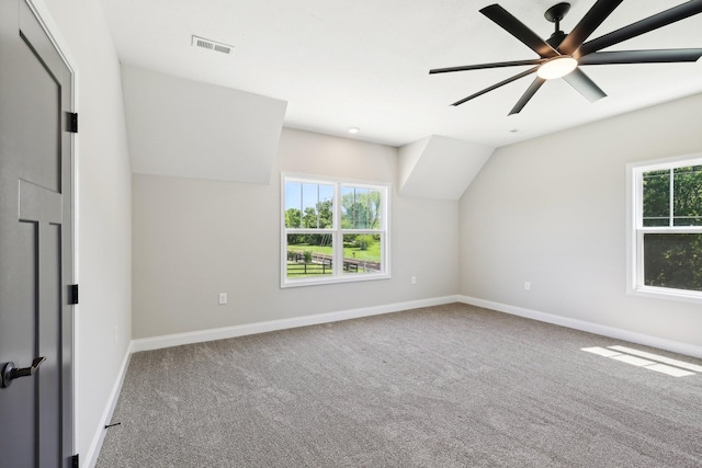 1373 Southside Rd, Southside, TN 37171 - additional living space with carpet flooring, baseboards, and a ceiling fan