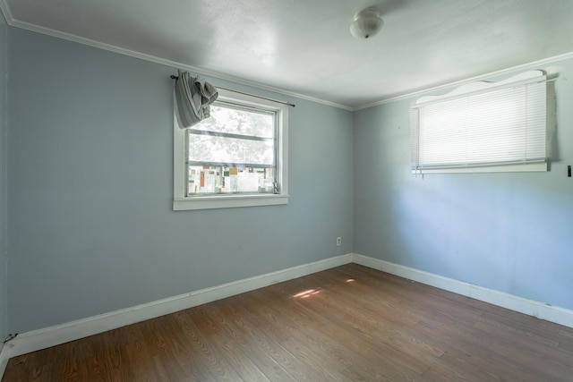 117 Westbrook Ave, Soddy Daisy, TN 37379 - unfurnished room featuring wood finished floors, baseboards, and ornamental molding