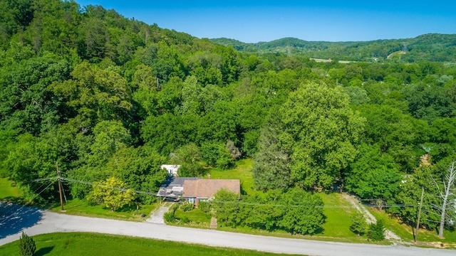 117 Westbrook Ave, Soddy Daisy, TN 37379 - aerial view of property and surrounding area featuring a forest