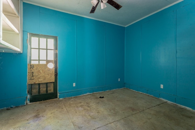 117 Westbrook Ave, Soddy Daisy, TN 37379 - spare room featuring ceiling fan and a decorative wall