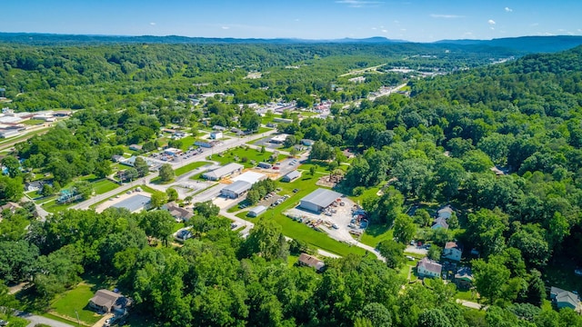 119 Westbrook Ave, Soddy Daisy, TN 37379 - aerial overview of property's location featuring a heavily wooded area