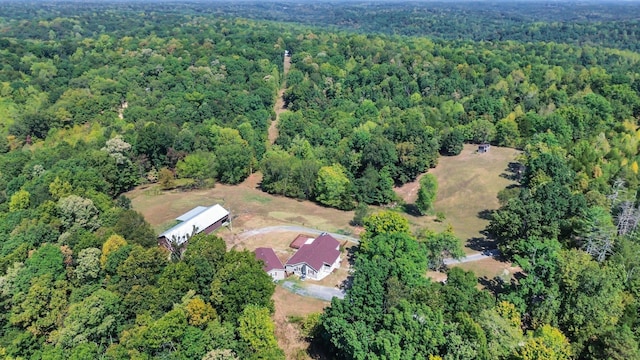 7464 Harrington Pl, Lyles, TN 37098 - aerial view of property's location featuring a heavily wooded area