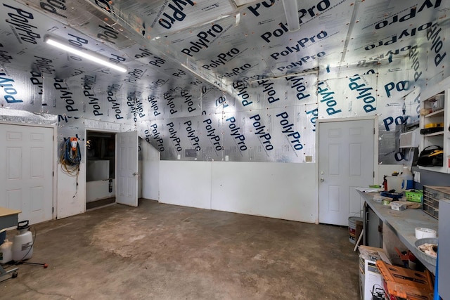7464 Harrington Pl, Lyles, TN 37098 - misc room with unfinished concrete floors