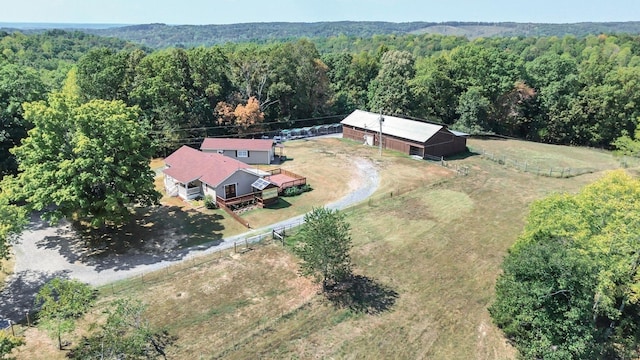 7464 Harrington Pl, Lyles, TN 37098 - view from above of property featuring a heavily wooded area