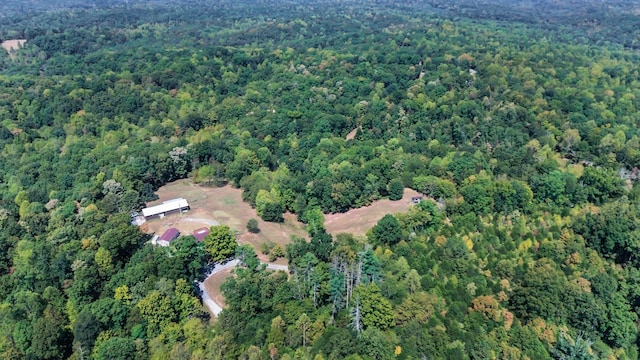 7464 Harrington Pl, Lyles, TN 37098 - aerial view of property and surrounding area with a forest