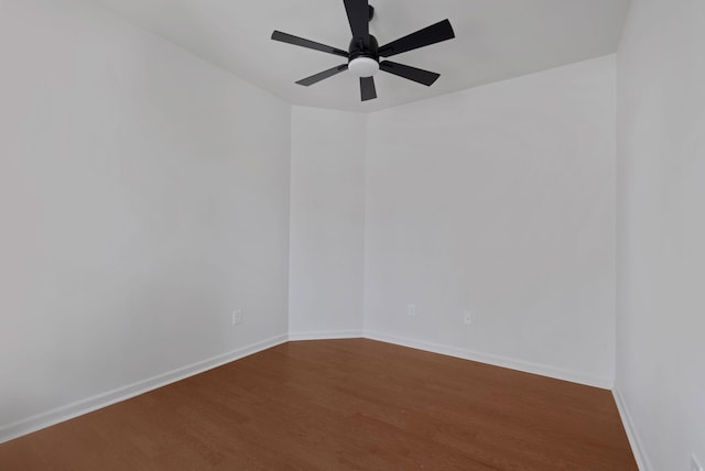 347 Blockade Ln, Mount Juliet, TN 37122 - unfurnished room featuring dark wood finished floors, baseboards, and ceiling fan