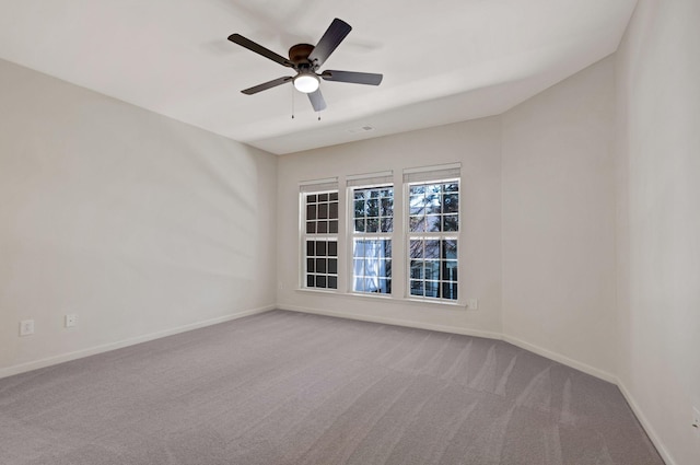 347 Blockade Ln, Mount Juliet, TN 37122 - unfurnished room featuring carpet flooring, baseboards, and a ceiling fan