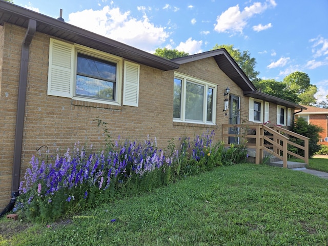 4548 Andrew Jackson Pkwy, Hermitage, TN 37076 - view of front of property featuring a front lawn and brick siding