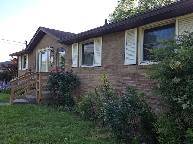 4548 Andrew Jackson Pkwy, Hermitage, TN 37076 - view of home's exterior with brick siding and a yard
