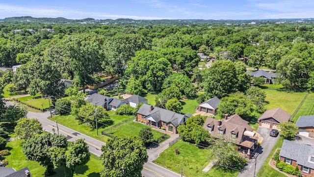 1135 Riverwood Dr, Nashville, TN 37216 - aerial view of residential area with a forest